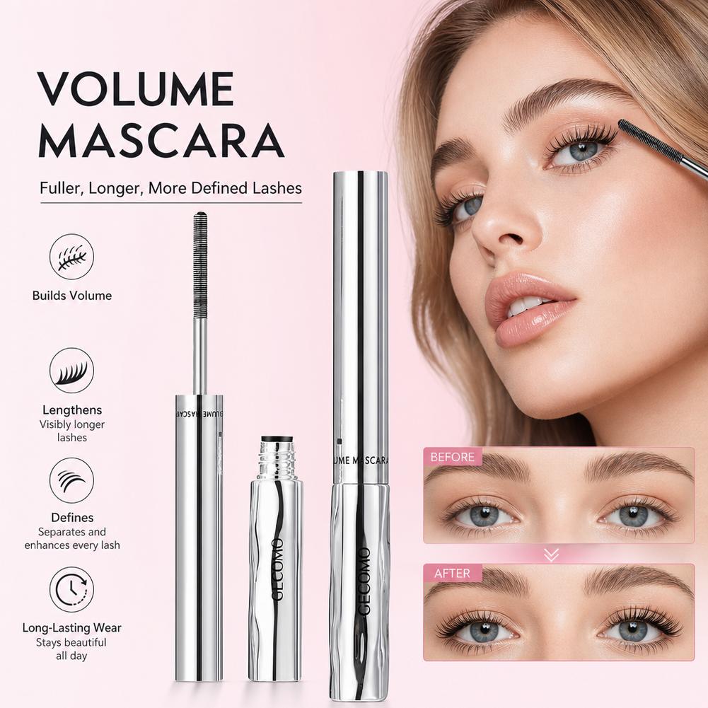 Waterproof Mascara Wand - Uzun Süre Kalıcı Kıvırıcı Maskara, Suya