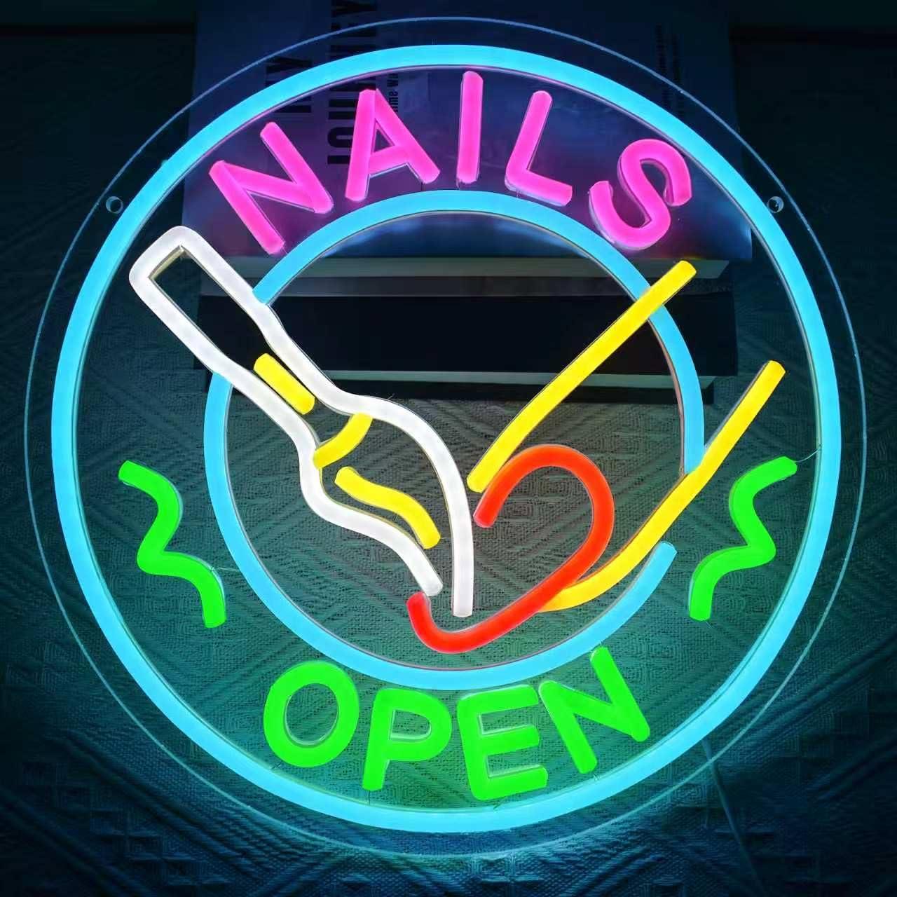 Nails Open Neon Tabela USB Kıs - Beauty Makeup Studio incelemesi ve fiyatı