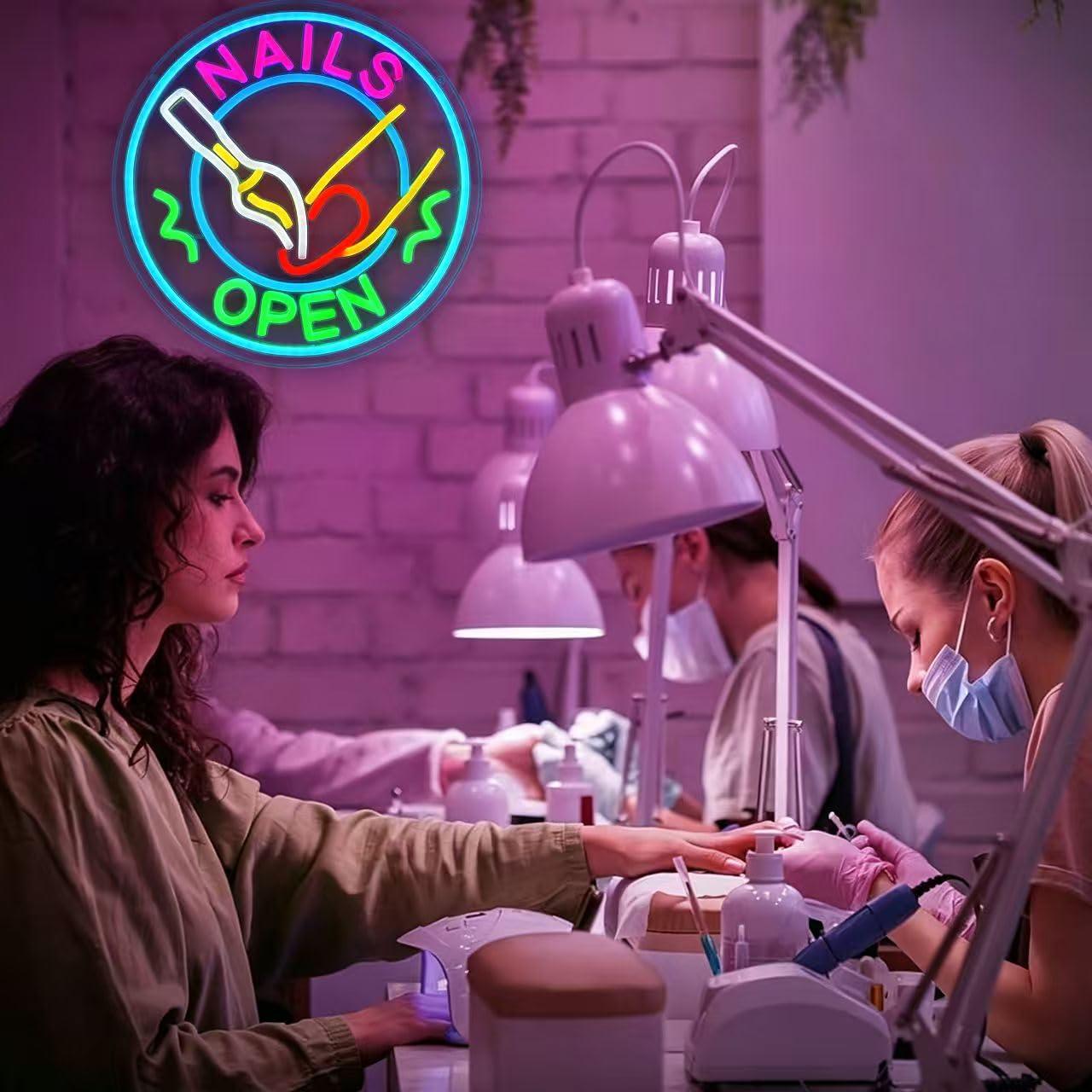 Nails Open Neon Tabela USB Kıs - Beauty Makeup Studio incelemesi ve fiyatı