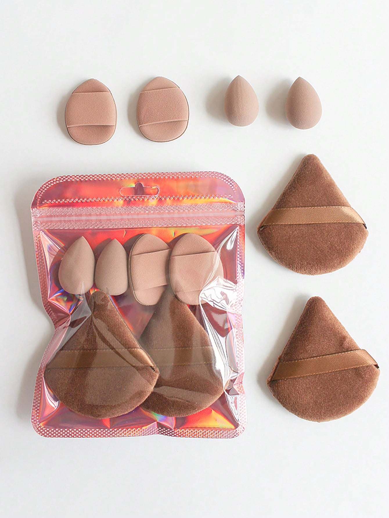 6 Adet Lazer Çanta Üçgen Pudra - Beauty Makeup Egg incelemesi ve fiyatı